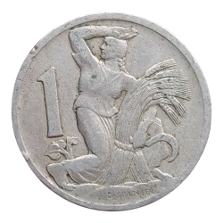 1 koruna 1930 R