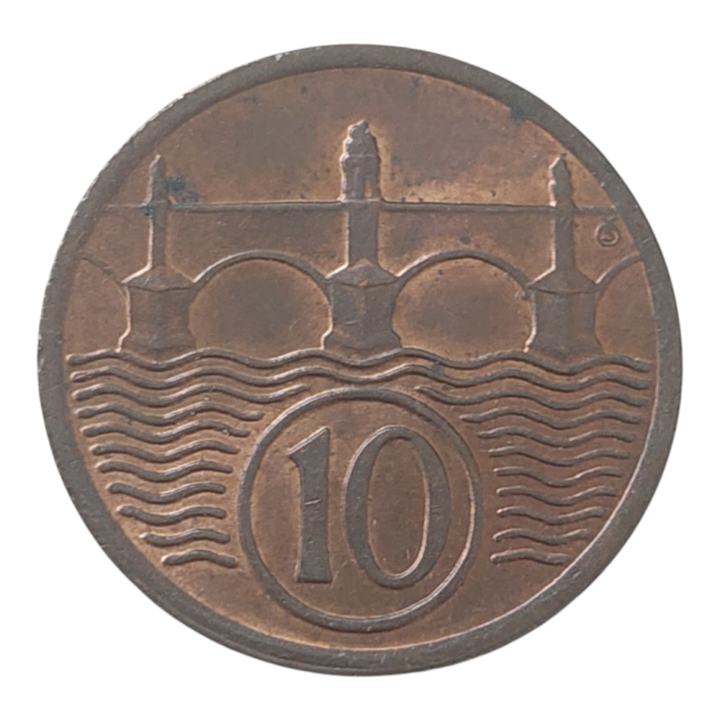 10 haléř 1924