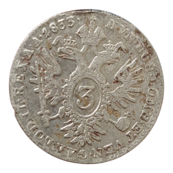 3 krejcar 1833 A