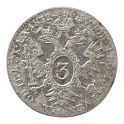 3 krejcar 1832 A