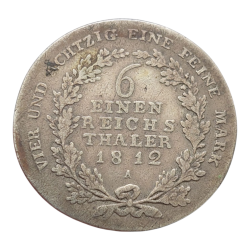 ⅙ Říšského tolaru 1812