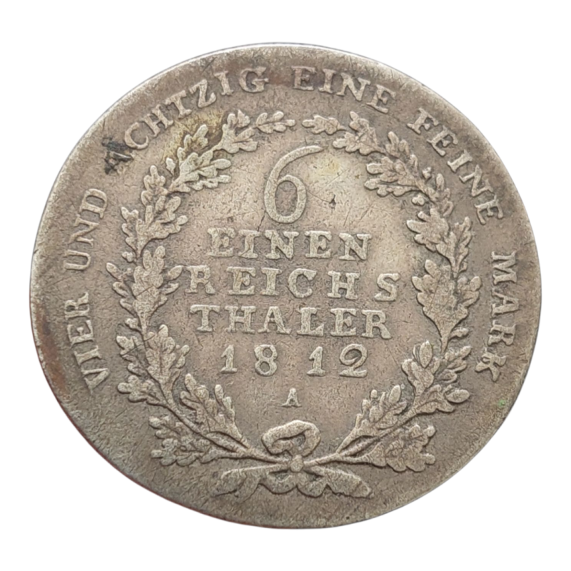 ⅙ Říšského tolaru 1812