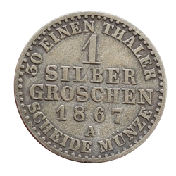 1 Stříbrný groš 1967