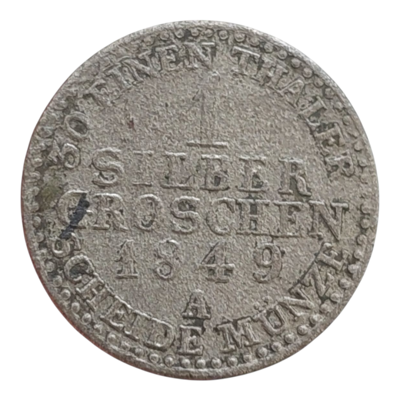 1 Stříbrný groš 1849 A