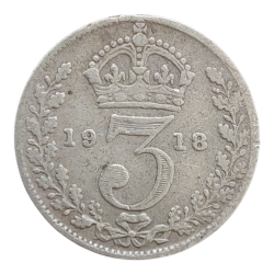 3 Pence 1918