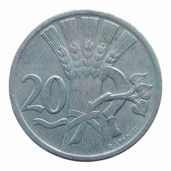 20 haléř 1933 R