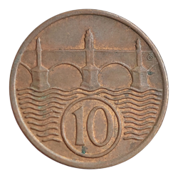 10 haléř 1938