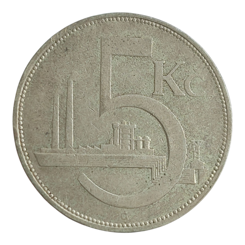 5 koruna 1932 R