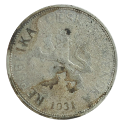 5 koruna 1931 R