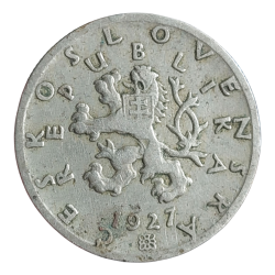 50 haléř 1927 R