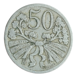 50 haléř 1927 R