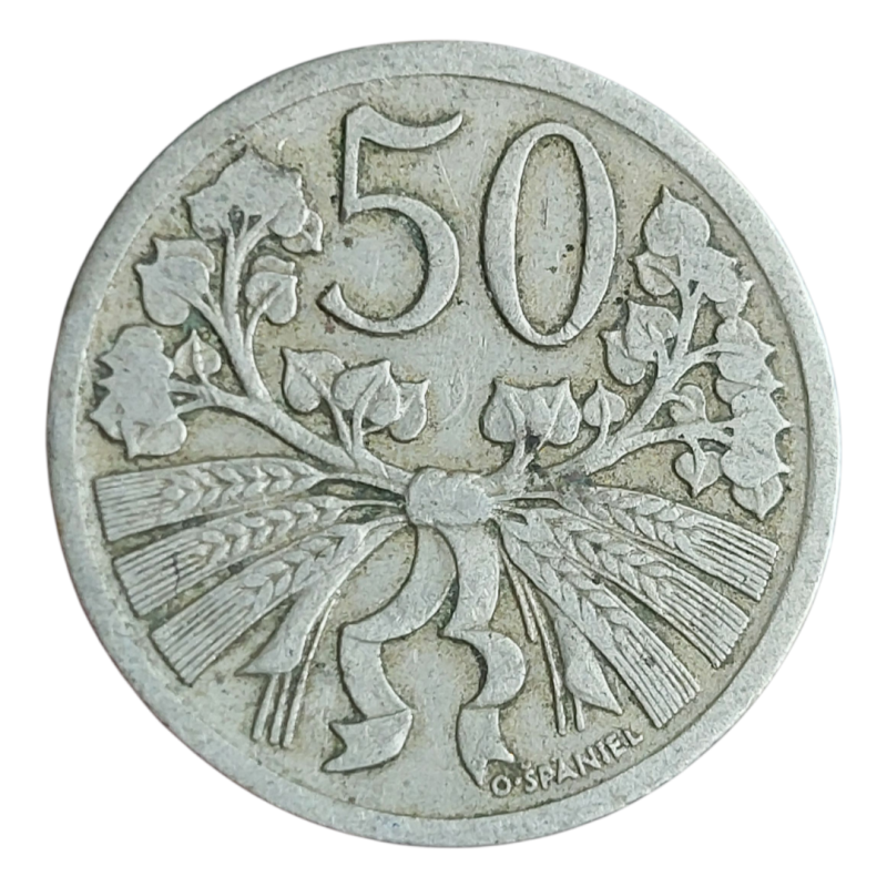50 haléř 1927 R