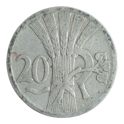 20 haléř 1929 R