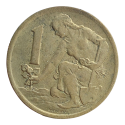 1 Koruna 1963