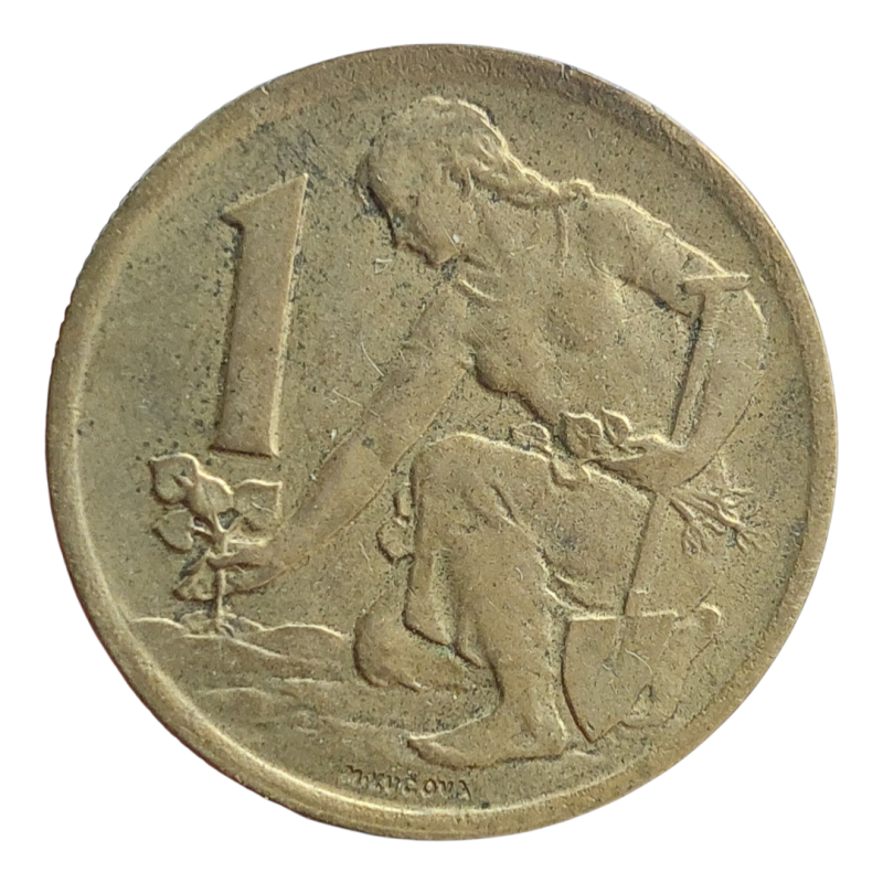 1 Koruna 1963