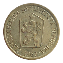 1 Koruna 1963
