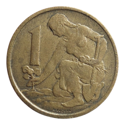 1 Koruna 1957