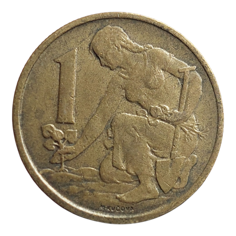 1 Koruna 1957