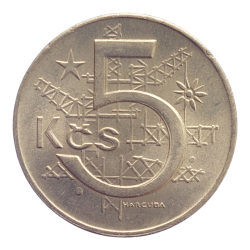 5 koruna 1974