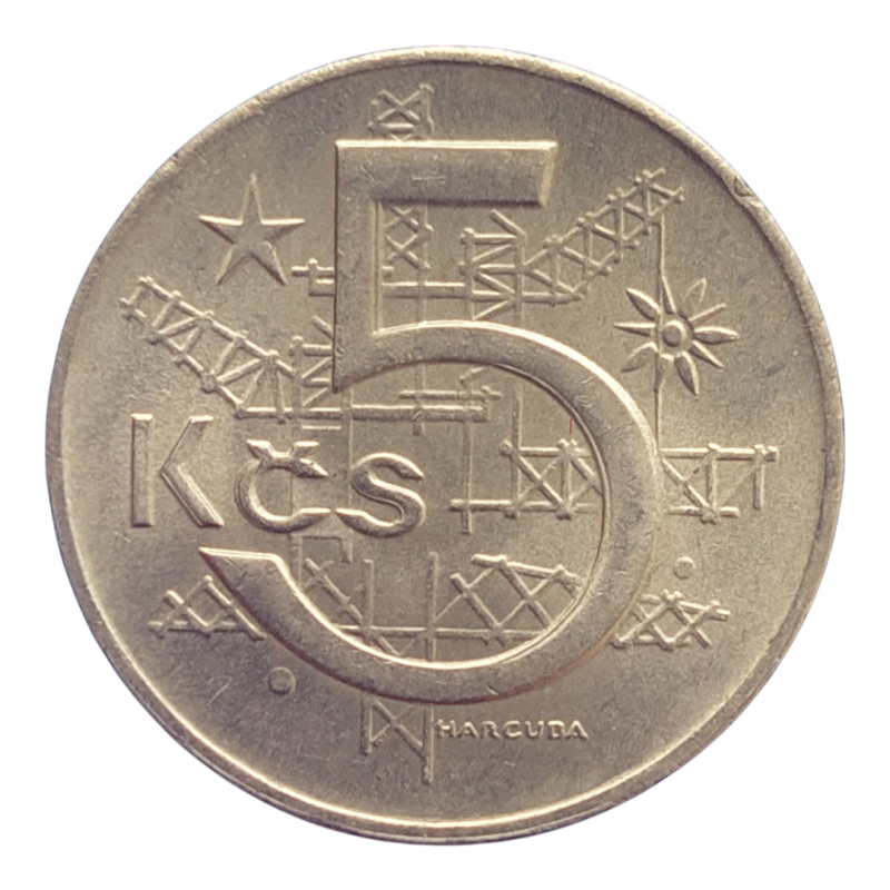 5 koruna 1974