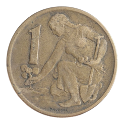 1 Koruna 1965