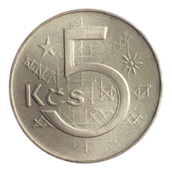 5 koruna 1984