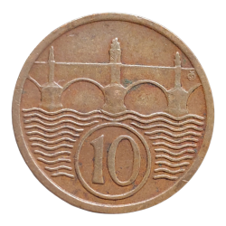 10 haléř 1933 R