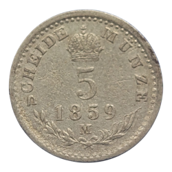 5 Krejcar 1859 M
