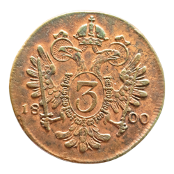 3 krejcar 1800