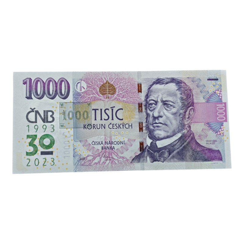 1000 Koruna 2008 / Přetisk 2023 / Série M23